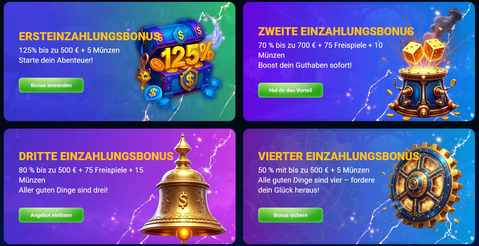 Casino Bonus und Freispiele ohne OASIS