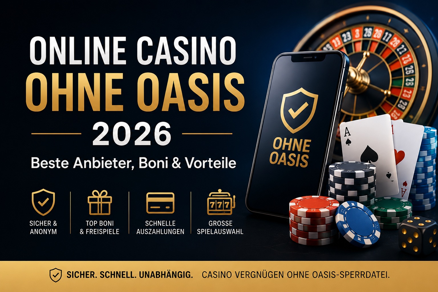 Online Casino ohne OASIS Vergleich 2026
